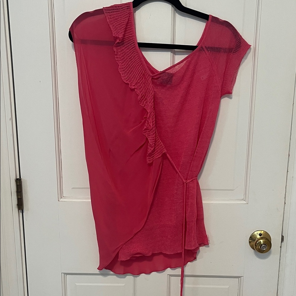 Gotha Elegant Hot Pink Women's Top